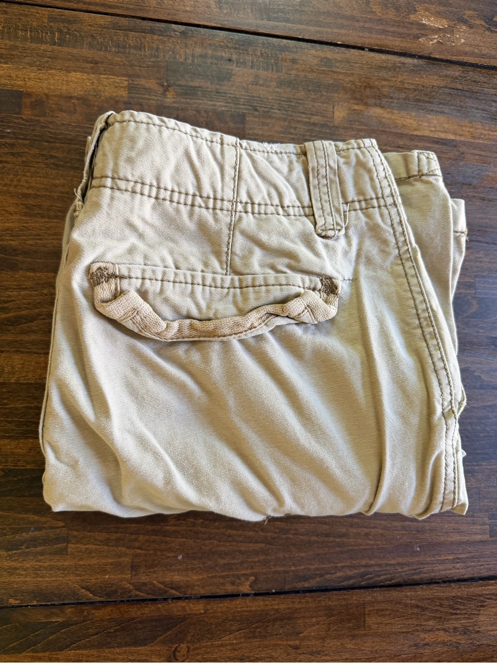 Vtg Aeropostale Baggy Cargo Pants Mens Size 31x32 Brown Loose Y2K Grunge Skater